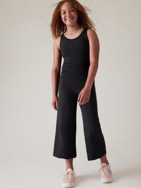 Athleta Girl Stash Your Treasures Jumpsuit Black Size Small